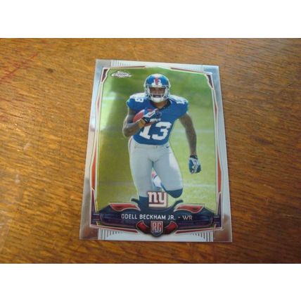 2014 Topps Chrome, ODELL BECKHAM Jr RC, #117, Giants