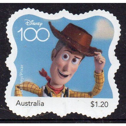 AUSTRALIA: 2023, DISNEY 100 YEARS, PIXAR, USED SELF-ADHESIVE MYSTAMP. 023/24