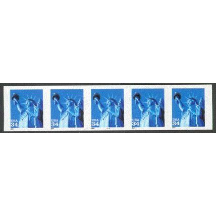 3466 34c Statue of Liberty Very Fine MNH PNC 444/5 G0031