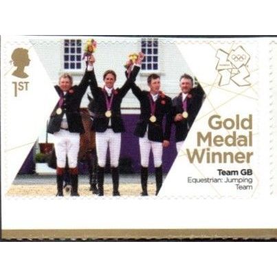 2012 Olympic Gold Medal WInners 1st Val. Equestrian, Jumping. Team GB UMMint/NH.