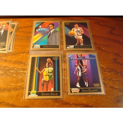 1990 Skybox, 15-Cards, Different, Stars/Rc's/HOF, STOCKTON/RICE/JOHNSON ++