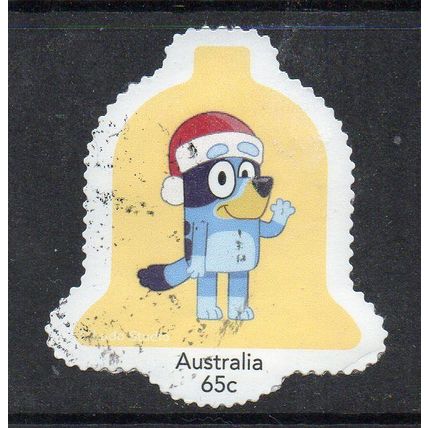AUSTRALIA: 2024, MERRY CHRISTMAS BLUEY, USED SELF-ADHESIVE MY STAMP. 29/30