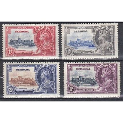 Bermuda 1935 Silver Jubilee set of 4 SG 94/7 L/M/Mint