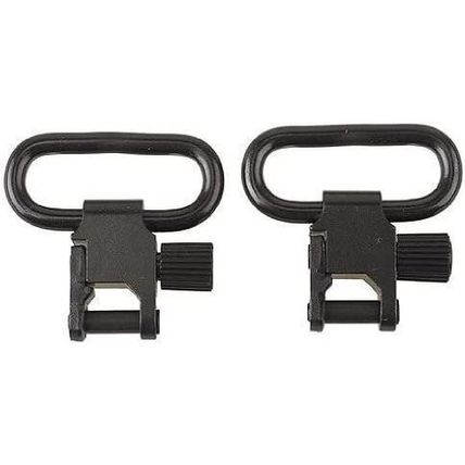Uncle Mikes 1" Quick Detach Super Sling Swivel Pair Blue