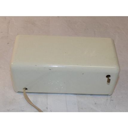 Vintage GE General Electric Model 8125 White Flip Panel Alarm Clock