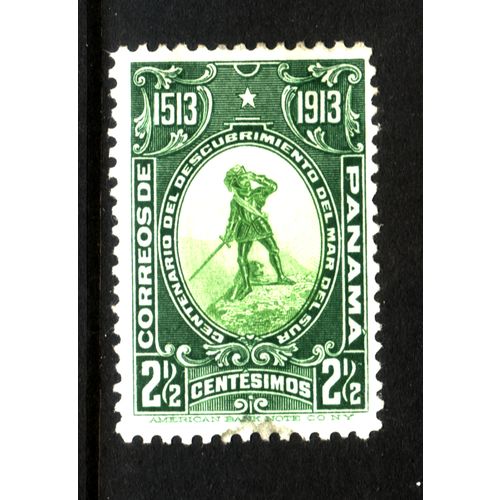 PANAMA 1913 SG 160 2 1/2c GREEN BALBOA M / MINT #5