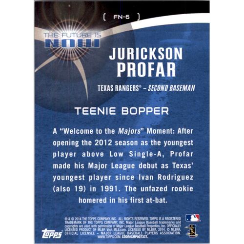 2014 Topps Jurickson Profar-The Future Is Now