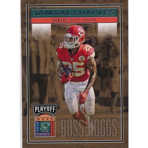 2016 Panini Playoff Football Boss Hoggs BH-JC Jamaal Charles Kansas City Chiefs