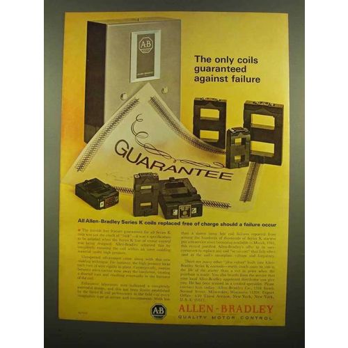 1965 Allen-Bradley Series K Coils Ad - Against Failure