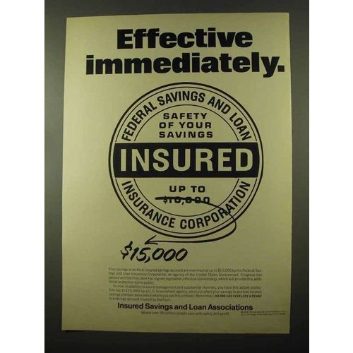 1966 Insured Savings and Loan Associations Ad!