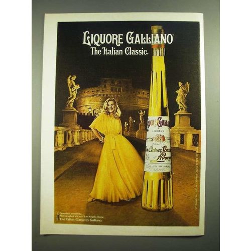 1980 Galliano Liquore Ad - The Italian Classic