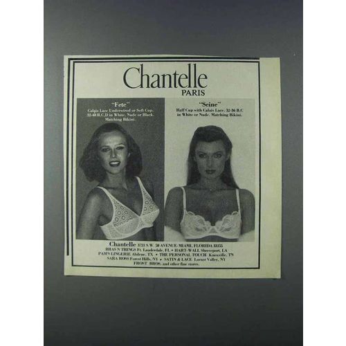 1981 Chantelle Fete and Seine Bras Ad