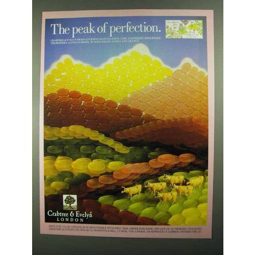 1981 Crabtree & Evelyn Glycerine Soap Ad - Perfection