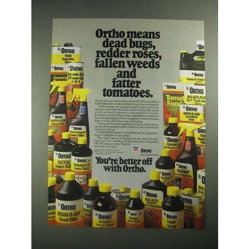1987 Ortho Lawn and Garden Products Ad - Means Dead Bugs