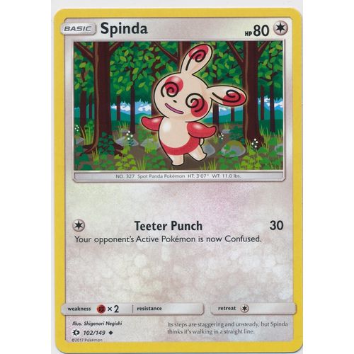 Pokemon Sun & Moon 102/149 Spinda