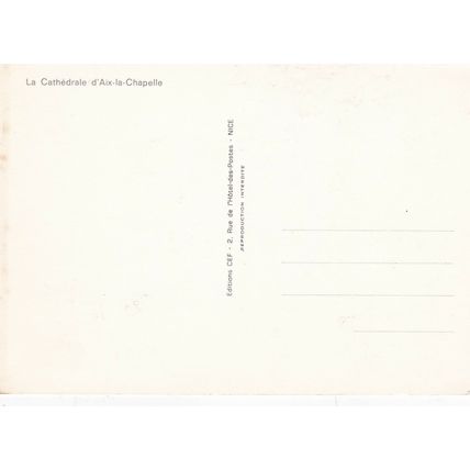 France 1972 Aix-la-Chapelle Maximum Card FDC Strasbourg Special cancel VGC
