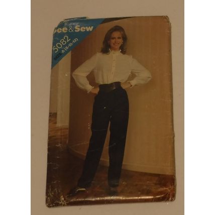 Butterick Sewing Pattern # 5082 Misses Blouse and Pants