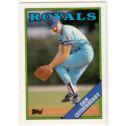 1988 Topps baseball card 195 Dan Quisenberry - Royals