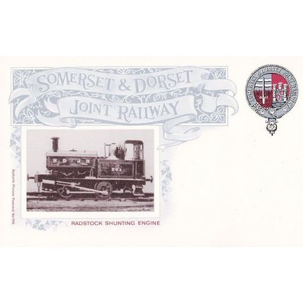 Somerset & Dorset Joint Railway Hadstock Shunting Engine Postcard