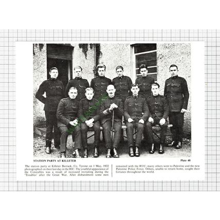 Killeter Barrack Co Tyrone Ireland RIC - Cutting