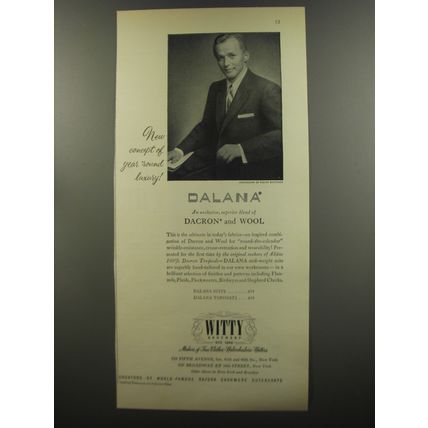 1953 Witty Brothers Suits Ad - photo by Fabian Bachrach - New Concept