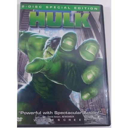 Hulk 2-disc special editon DVD widescreen rate PG-13 good
