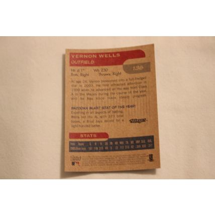 Vernon Wells 2004 Topps Bazooka MINI NO. 136