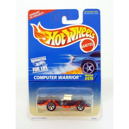 Hot Wheels Computer Warrior #479 Blue Die-Cast Car 1996