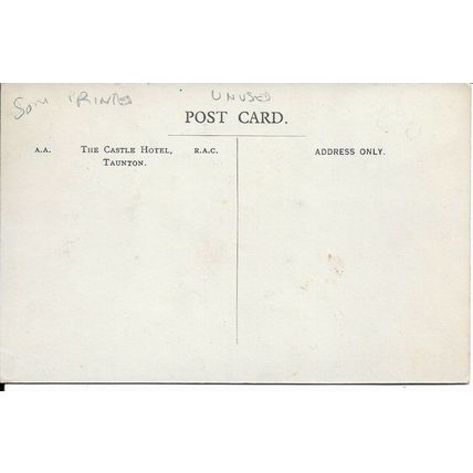 Castle Bow - Castle Hotel - TAUNTON - Somerset Postcard (110SOM)
