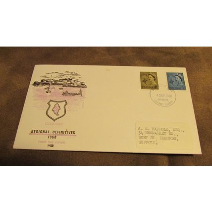 Philart 1968 GB Event cover - Guernsey Regional Definitives - Channel Islands
