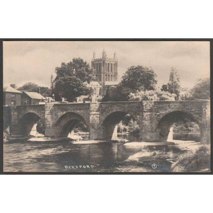 Hereford Cathedral, Herefordshire, c.1920 - Cambria Series RP Postcard