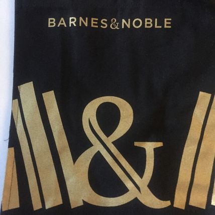 NEW Barnes & Noble Premium Organic In Conversion Cotton 14x15x5 Tote