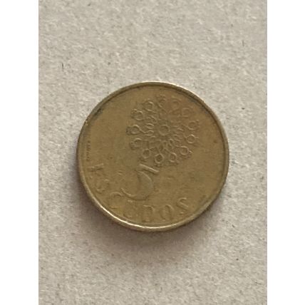 Umlaufmünze Portugal 5 Escudos 1987