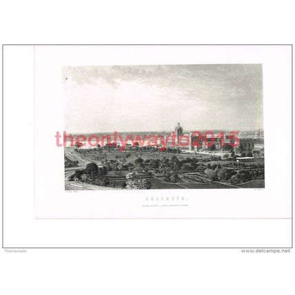 Calcutta, India, Book Illustration (Print), c1890