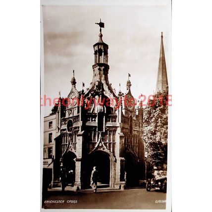 Chichester Cross, Sussex, Valentines Postcard, 1939