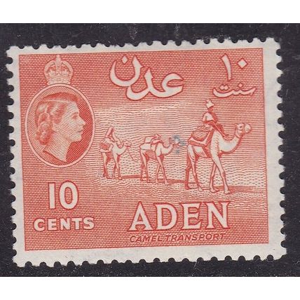 Aden 1953 Camel Transport 10c Mint Hung SG 50 VGC