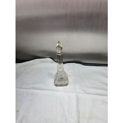 Vintage Perfume Bottle with metal neck