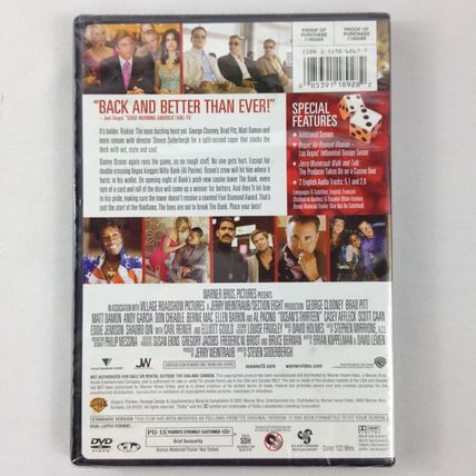 Ocean's Thirteen - 2007 - Comedy/Thriller - DVD - Rated PG/13 - Sealed - New