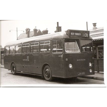 Black & White Photograph of Northern General Transport Co. Ltd. - JCN 858