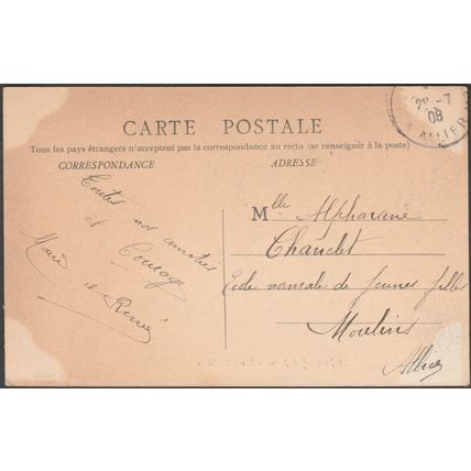Champ de Foire, Saint-Pourçain, 1908 - Bourgeois Frères CPA