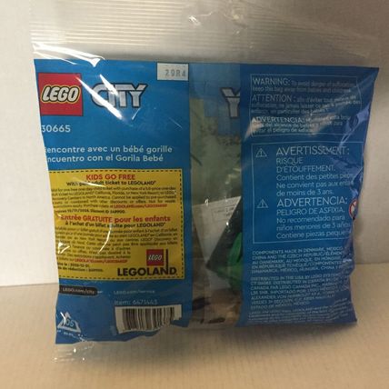 NEW Official Lego City Baby Gorilla Encounter Polybag Set #30665 - 34 pieces