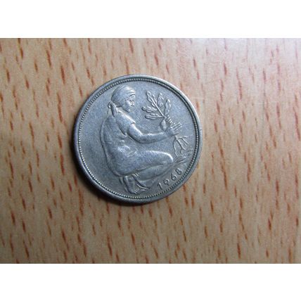 1968d 50 Pfennig Germany Coin