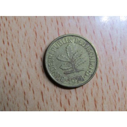 1978g 5 Pfennig Germany Coin