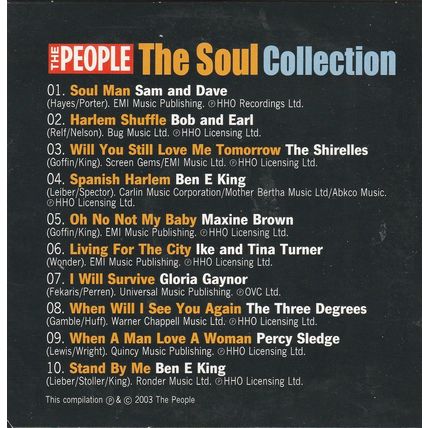 The Soul Collection : promo CD from the Sunday People