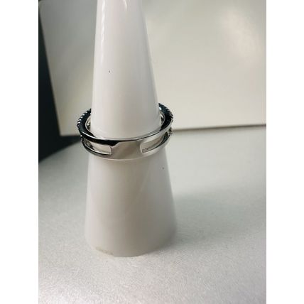 Ring Bomb Party Sz6 RBP Halo W/ Brilliant Blue Center Split Rhodium Pl Band
