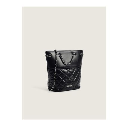 Hobo Bags Vegan Leather Crossbody Bag Guitar Strap Shoulder Purses Black