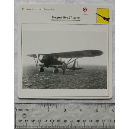 Breguet Bre.27 - France - Reconnaissance & Observation - Collectors Club Card