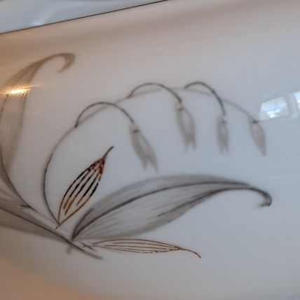 KAYSONS Fine China GOLDEN RHAPSODY GRAVY BOAT & Underplate Bowl Plate Japan 1961