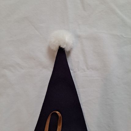 Vintage ZCMI PENGUIN 3D PLUSH CHRISTMAS STOCKING 22" Bird Felt