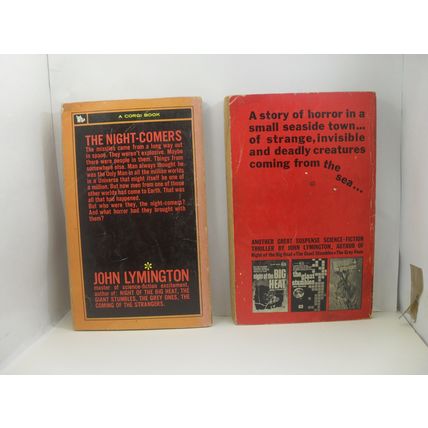 2 John Lymington PBs A Sword Above the Night & The Coming of the Terrans | Poor
